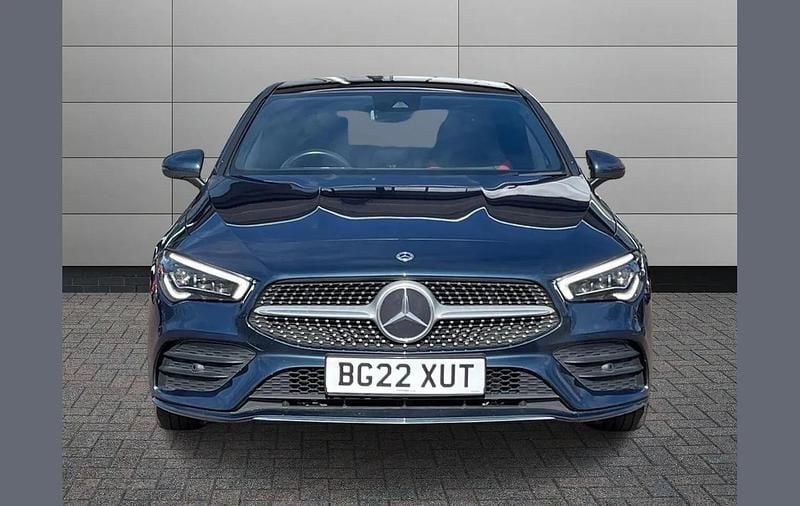 Used Mercedes CLA180 AMG Line Premium Plus 136 HP (100 kW) 2022 Blue Sedan
