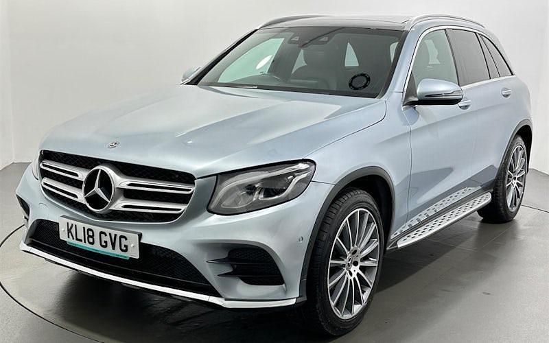 Used Mercedes GLC250 AMG Line Premium 204 HP (150 kW) 2018 Silver Estate
