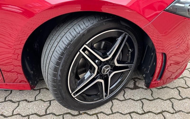 Used Mercedes A180 AMG line 136 HP (100 kW) 2022 Red Hatchback