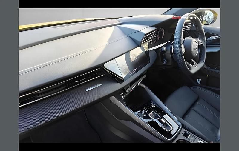 Used Audi A3 Black Edition 147 HP (108 kW) 2025 Yellow Hatchback