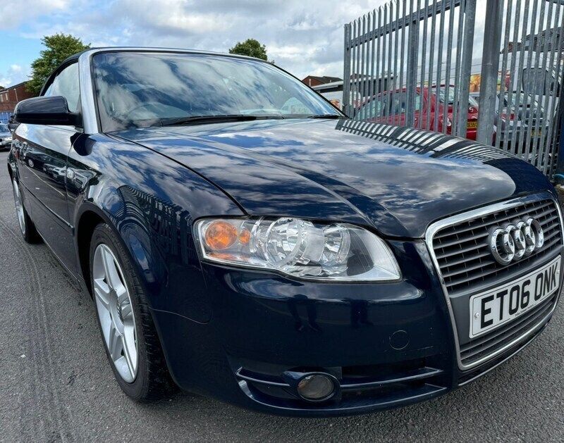 Blue Used 2006 Audi A4 Cabriolet Sport Cabriolet | £3,499 (Fair price) - Image 1/4