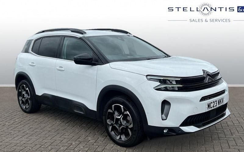 White Used 2023 Citroën C5 Aircross PureTech SUV | £18,270 (Good price) - Image 1/4