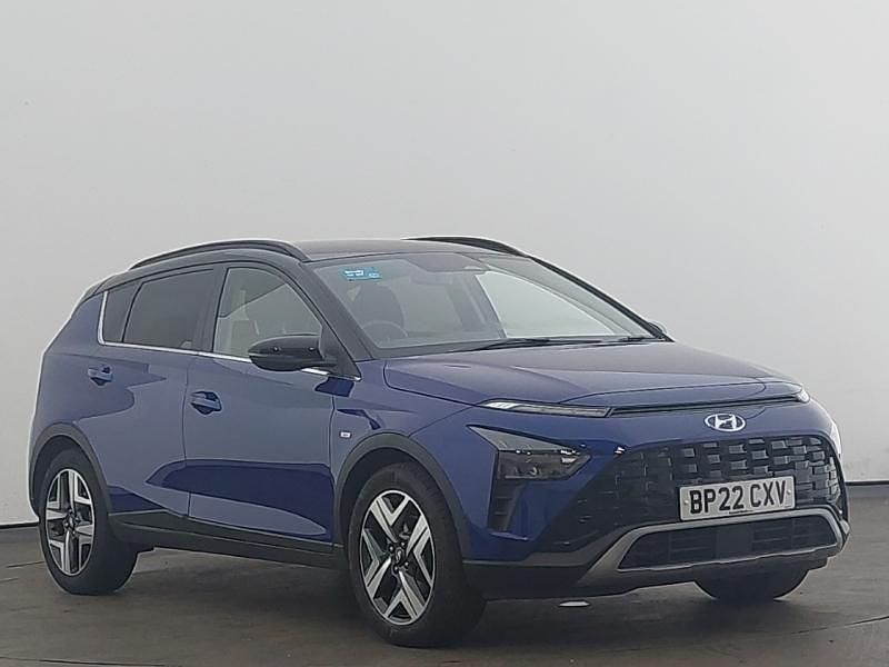 Blue Used 2022 Hyundai Bayon Ultimate SUV | £15,498 (Fair price) - Image 1/4