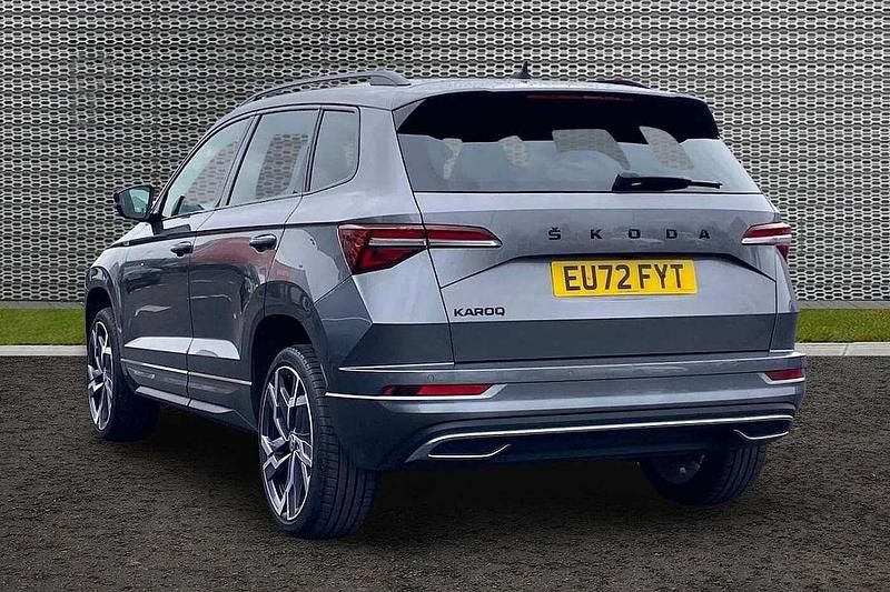 Used Skoda Karoq SportLine 110 HP (80 kW) 2022 Graphite grey metallic SUV