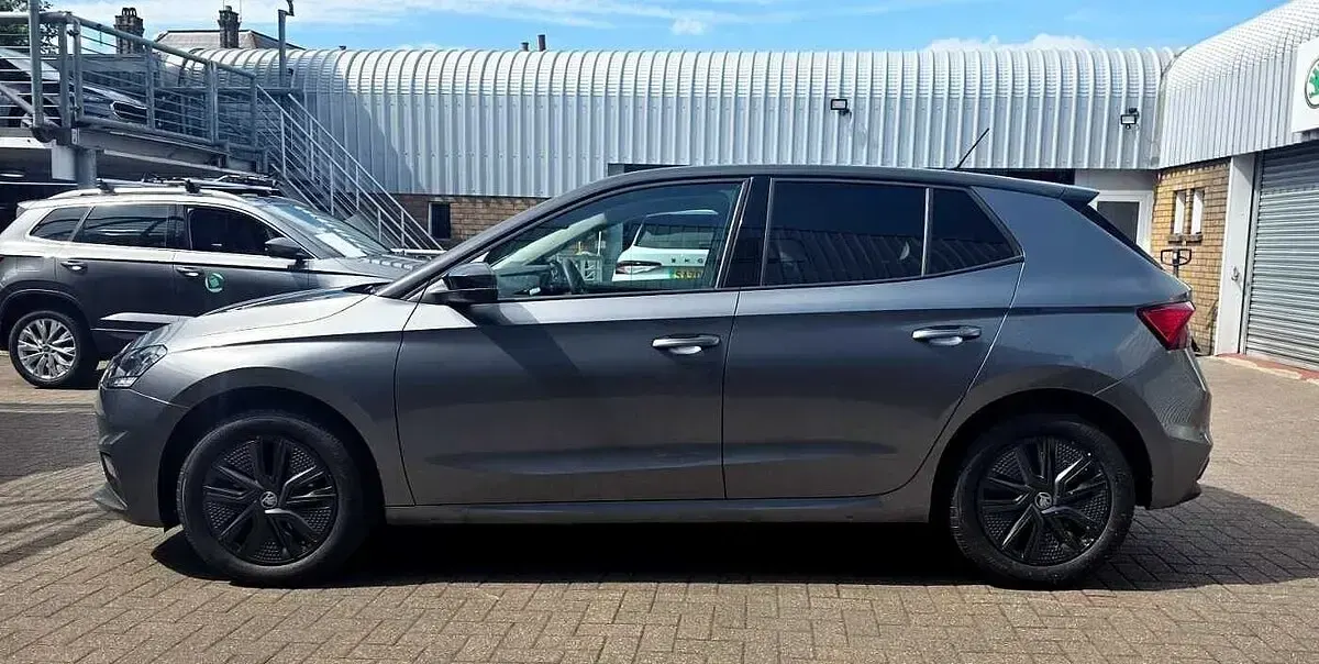 Used Skoda Fabia Design Edition 94 HP (69 kW) 2025 Graphite grey metallic black magic pearl effect Hatchback