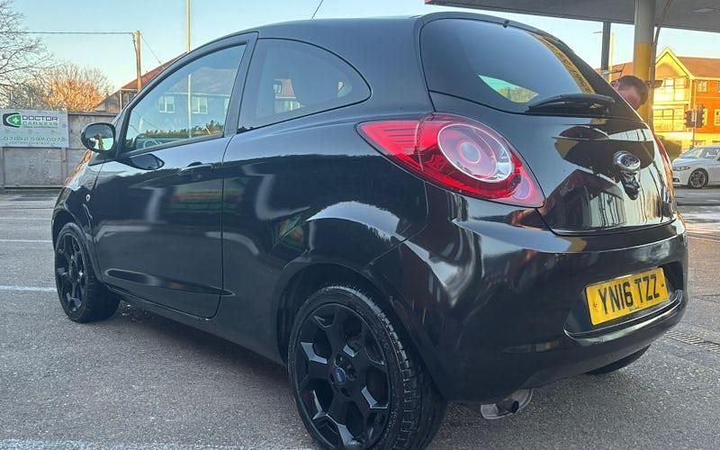 Used Ford Ka Zetec 69 HP (50 kW) 2016 Black Hatchback