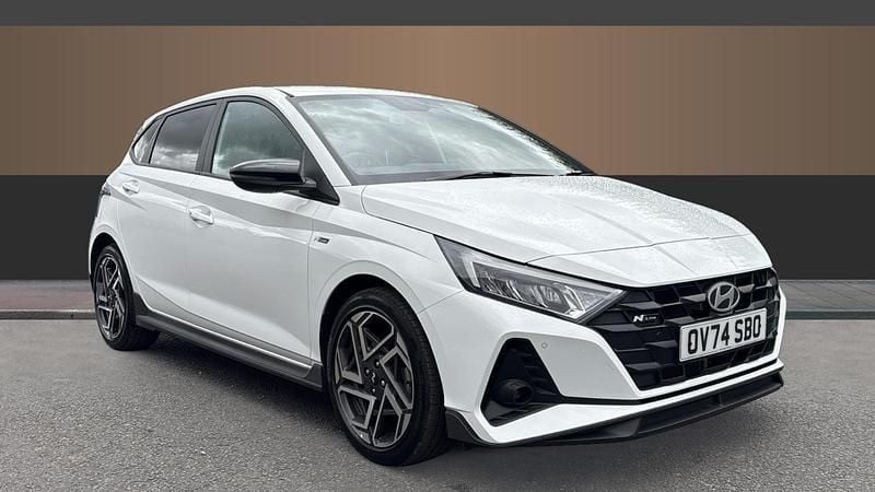 White Used 2024 Hyundai i20 N Line Hatchback | £18,912 (A bit pricey) - Image 1/4
