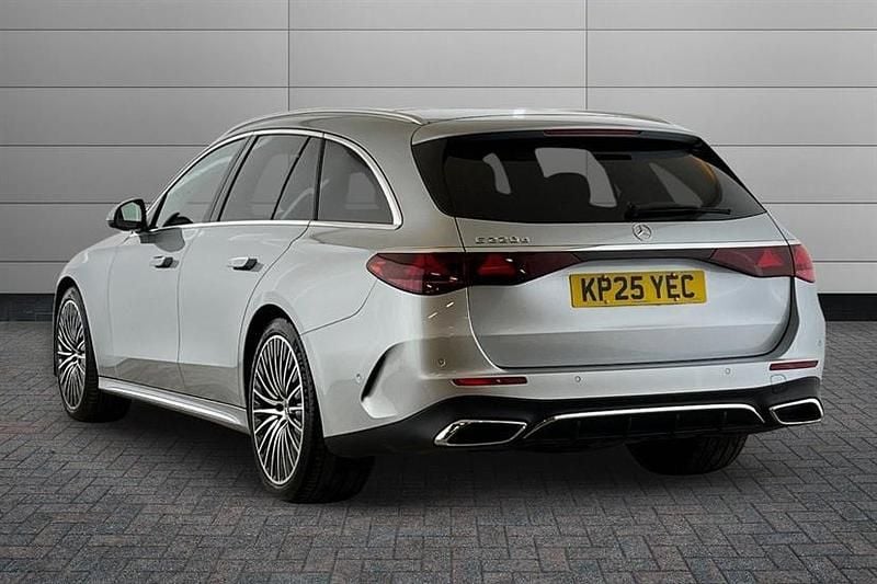 Used Mercedes E220 AMG Line Premium Plus 197 HP (144 kW) 2025 High tech silver Estate