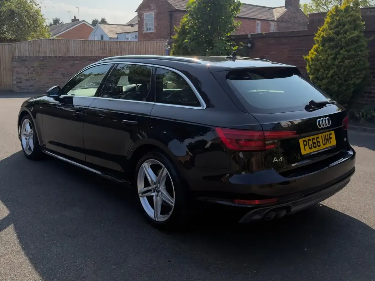Used Audi A4 S-Line 190 HP (139 kW) 2017 Black Estate