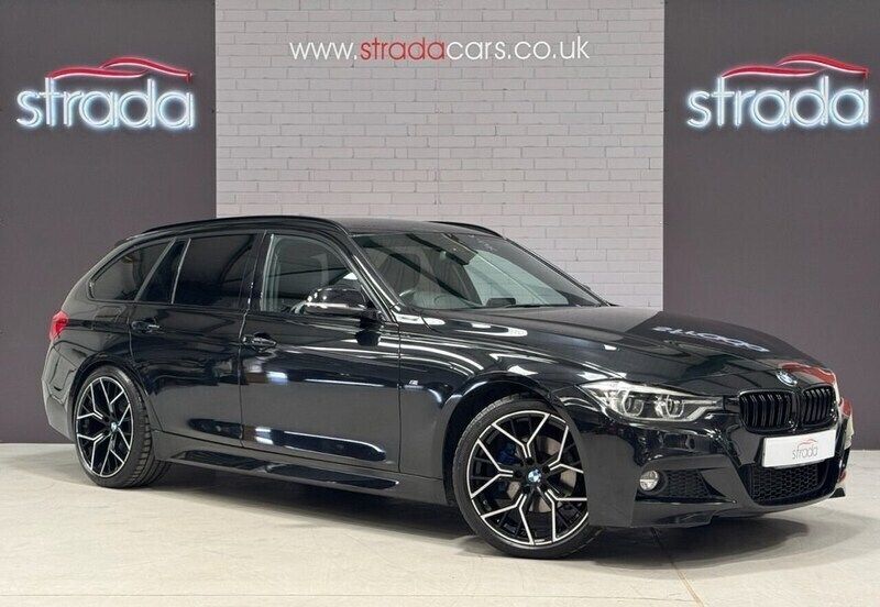 Black Used 2017 BMW 320 M Sport Estate | £14,743 (Fair price) - Image 1/4