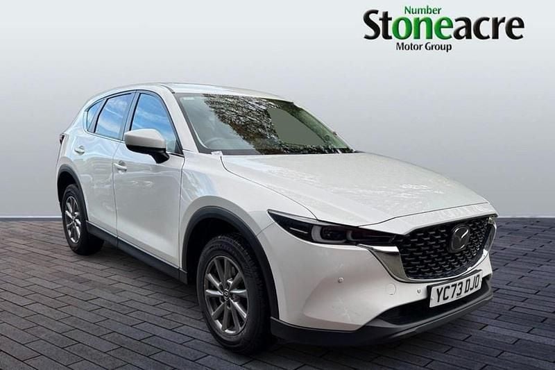 White Used 2023 Mazda CX-5 Center-Line SUV | £22,495 (Good price) - Image 1/1