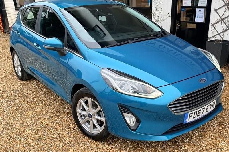 Used Ford Fiesta Zetec 100 HP (73 kW) 2017 Blue Hatchback