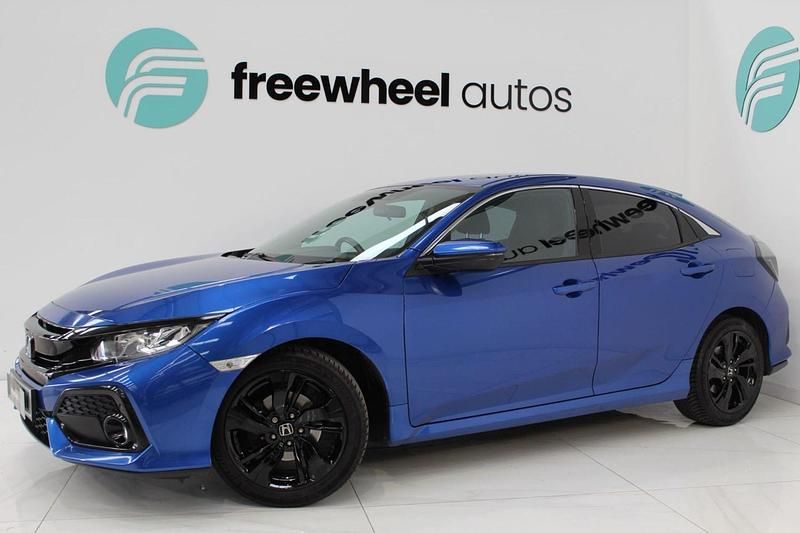 Used Honda Civic SR 126 HP (92 kW) 2019 Blue Hatchback