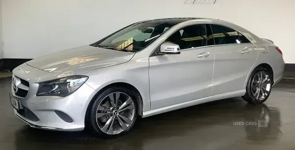Used Mercedes CLA220 177 HP (130 kW) 2017 Silver Coupe