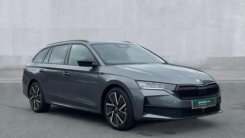 Used Skoda Octavia SportLine 150 HP (110 kW) 2025 Metallic  graphite grey Estate
