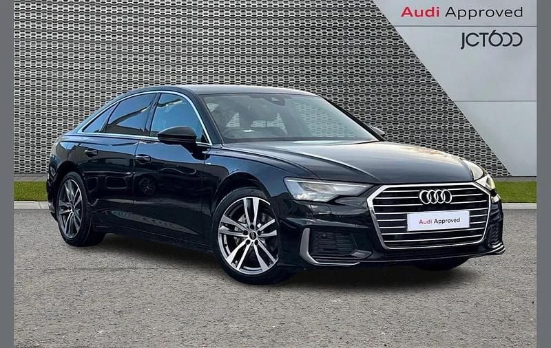 Black Used 2023 Audi A6 S-Line Sedan | £24,584 (Good price) - Image 1/4