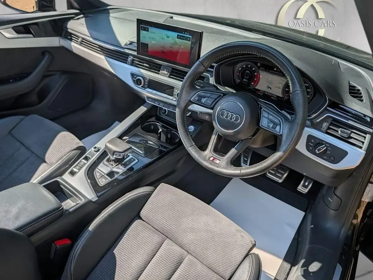 Used Audi A5 Cabriolet S-Line 190 HP (139 kW) 2020 Black Cabriolet
