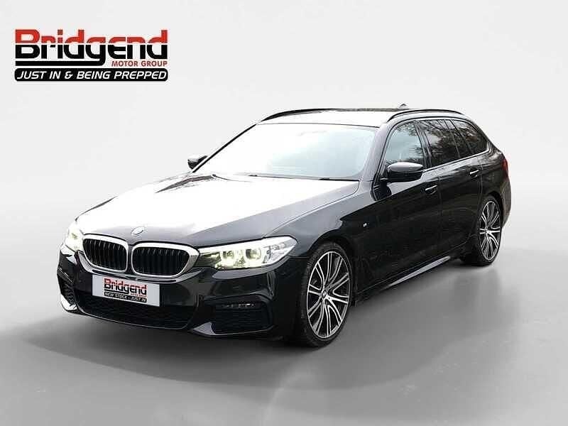 Black Used 2020 BMW 520 M Sport Estate | £22,599 (Fair price) - Image 1/4