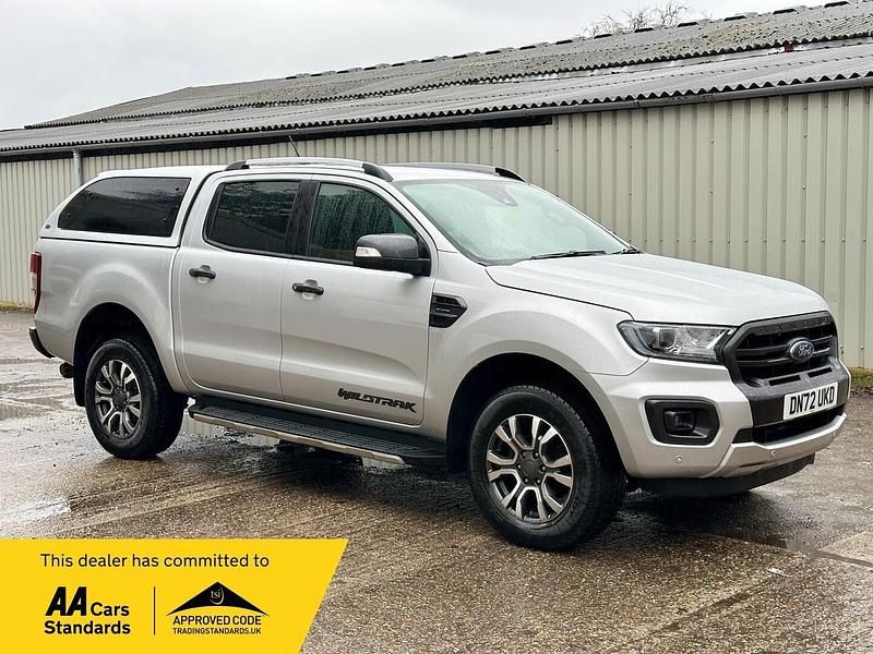 Silver Used 2022 Ford Ranger Wildtrack Pickup | £15,495 (Super price) - Image 1/4