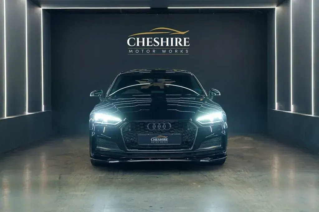 Used Audi A5 Sportback Black Edition 150 HP (110 kW) 2020 Black Hatchback