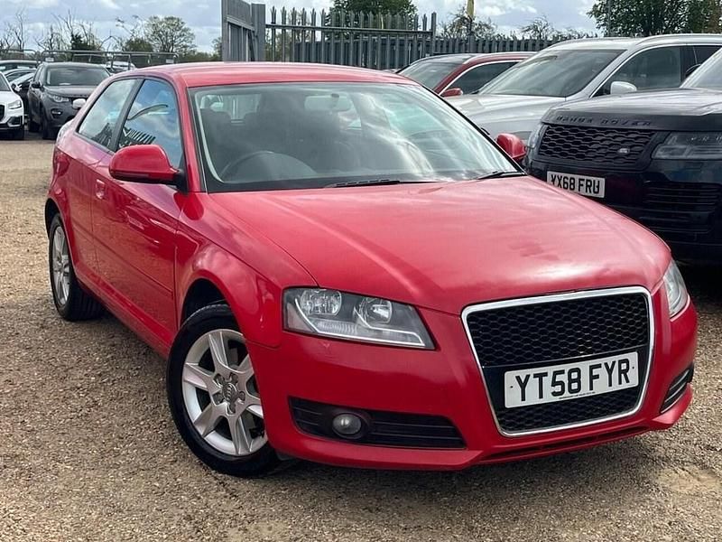 Used Audi A3 Sport 160 HP (117 kW) 2008 Red Hatchback