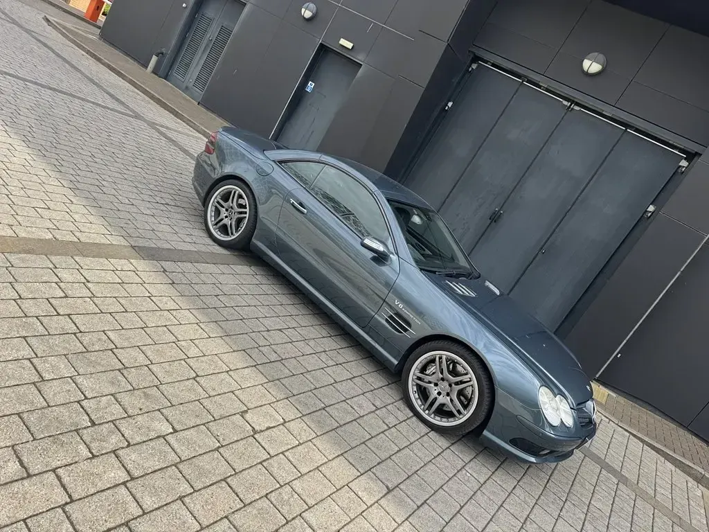 Used Mercedes SL55 AMG AMG 2004 Blue Cabriolet