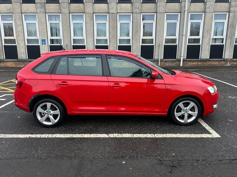 Used Skoda Rapid Elegance 2014 Red Hatchback