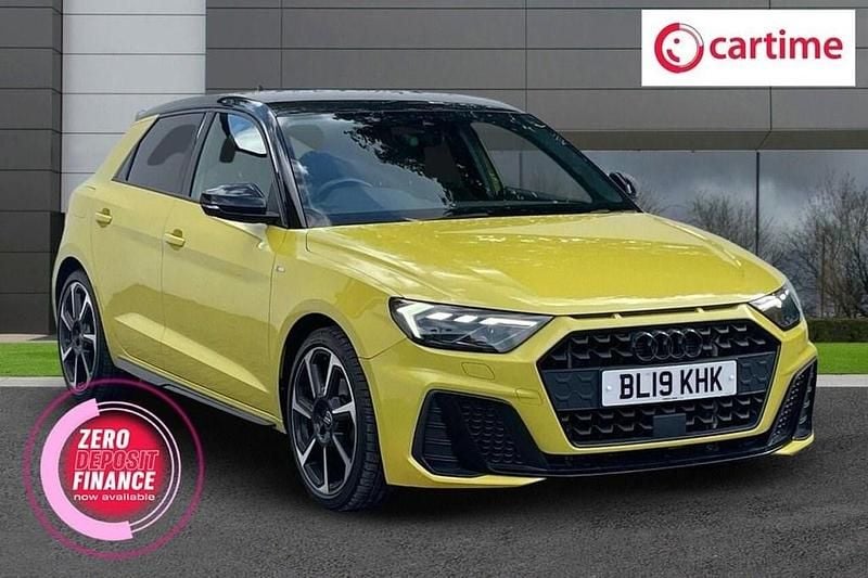Yellow Used 2019 Audi A1 Sportback S-Line Hatchback | £15,990 (Fair price) - Image 1/4