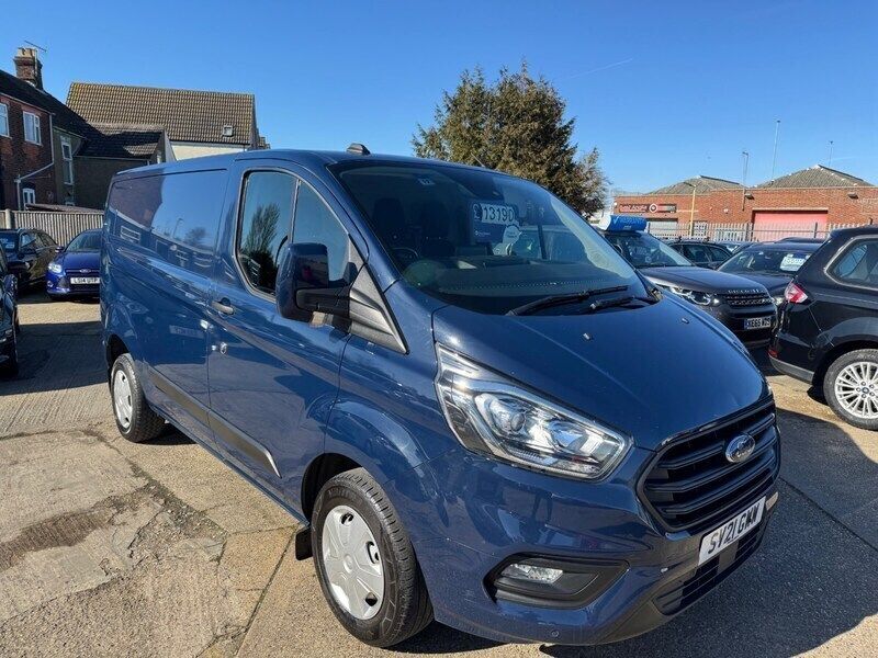 Blue Used 2021 Ford Transit Custom Trend Van | £12,995 (Expensive) - Image 1/4
