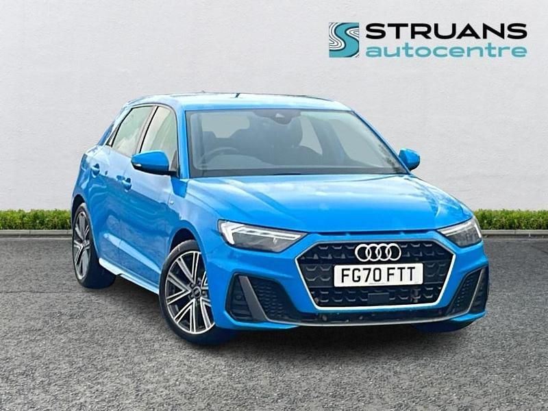Blue Used 2020 Audi A1 Sportback S-Line Hatchback | £19,495 (Fair price) - Image 1/3