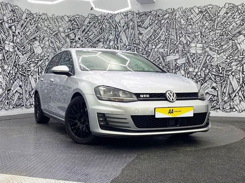 Used VW Golf VII GTD 184 HP (135 kW) 2017 Silver Hatchback