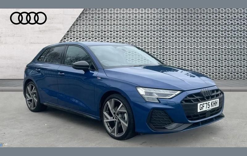 Used Audi A3 Black Edition 147 HP (108 kW) 2025 Blue Hatchback