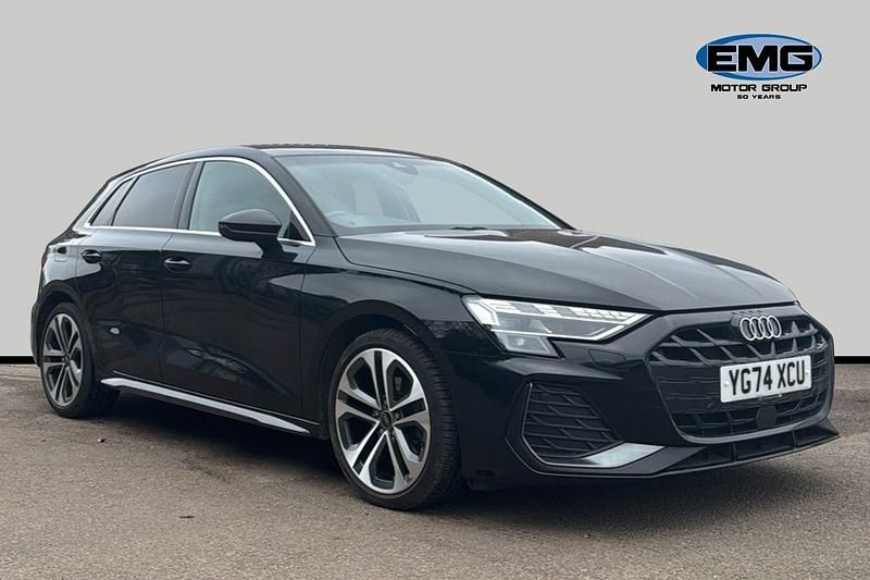 Used Audi A3 Sportback S-Line 150 HP (110 kW) 2024 Black Hatchback