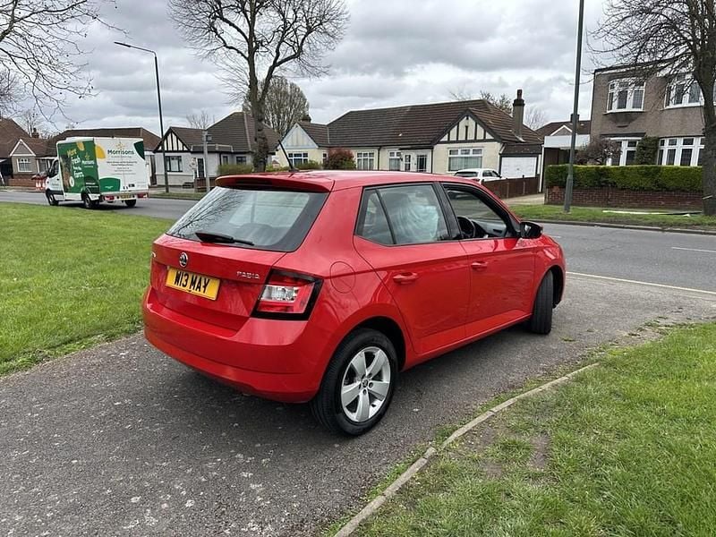 Used Skoda Fabia SE 110 HP (80 kW) 2015 Red Hatchback