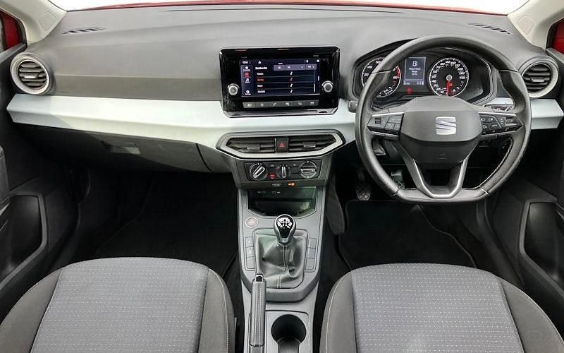 Used Seat Ibiza Design 95 HP (69 kW) 2022 Red Hatchback