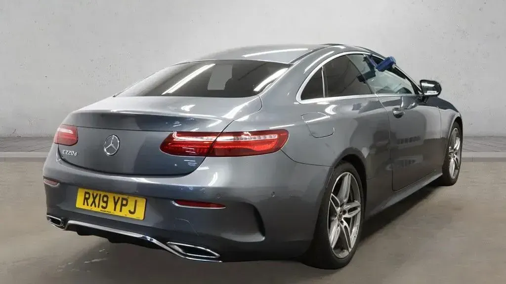 Used Mercedes E220 AMG line 194 HP (142 kW) 2019 Grey Coupe