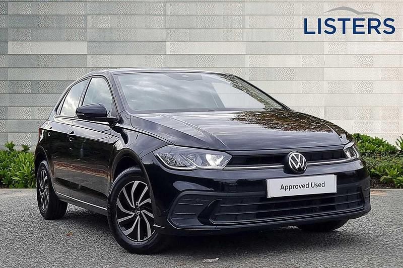 Black Used 2022 VW Polo Life Hatchback | £15,900 (A bit pricey) - Image 1/4