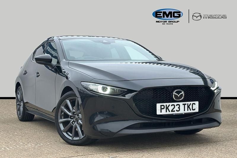 Black Used 2023 Mazda 3 Inclusive Hatchback | £15,495 (Fair price) - Image 1/3