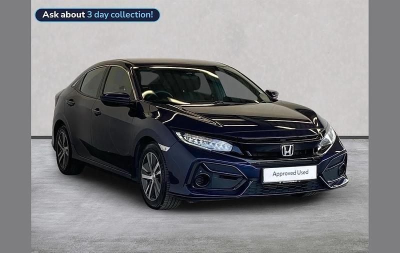 Used Honda Civic SE 126 HP (92 kW) 2021 Blue Hatchback