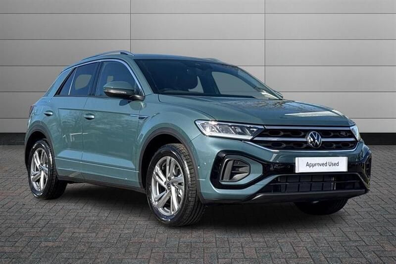 Petrol blue New 2025 VW T-Roc R-line SUV | £32,550 (Fair price) - Image 1/4