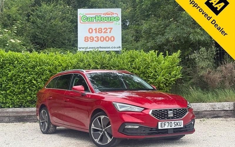 Used Seat Leon XCELLENCE Lux 150 HP (110 kW) 2021 Red Estate