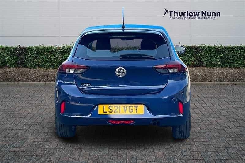 Used Vauxhall Corsa S 100 HP (73 kW) 2021 Navy blue Hatchback