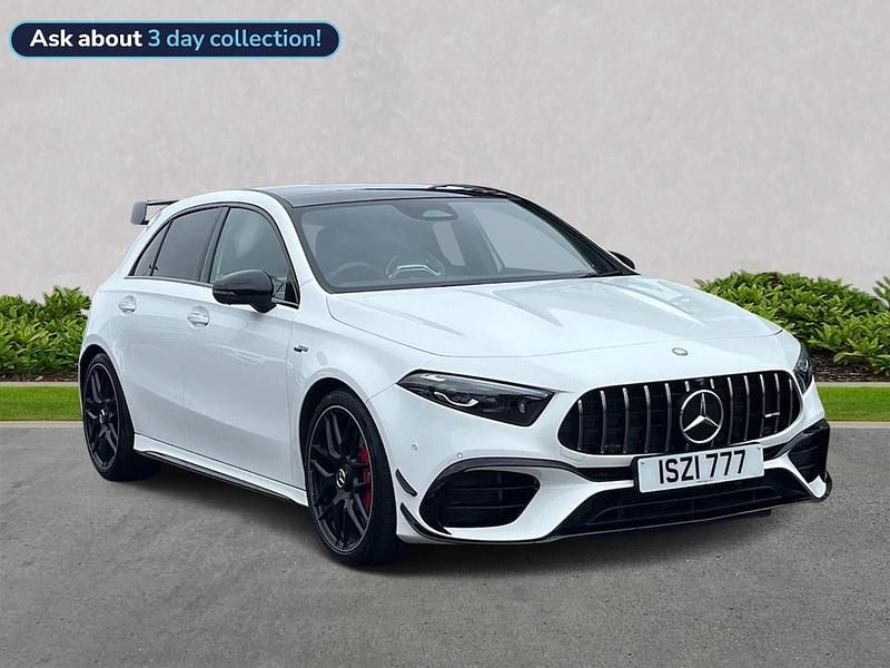 White Used 2024 Mercedes A45 AMG Hatchback | £49,499 (Expensive) - Image 1/4
