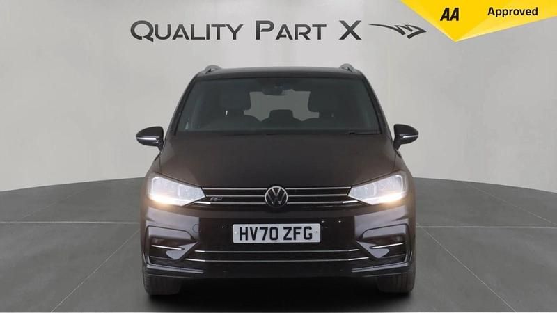 Used VW Touran R-line 150 HP (110 kW) 2020 Black MPV