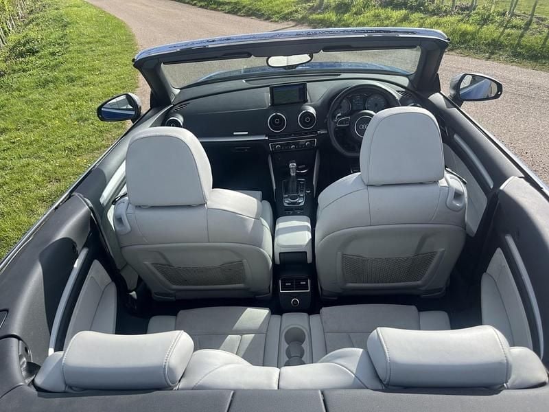 Used Audi S3 Cabriolet Advanced 300 HP (220 kW) 2015 Blue Cabriolet