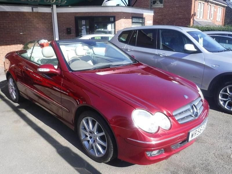 Used Mercedes CLK280 Elegance 2006 Red Cabriolet