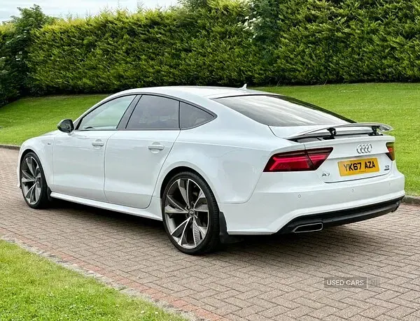 Used Audi A7 Black Edition 2017 White Hatchback