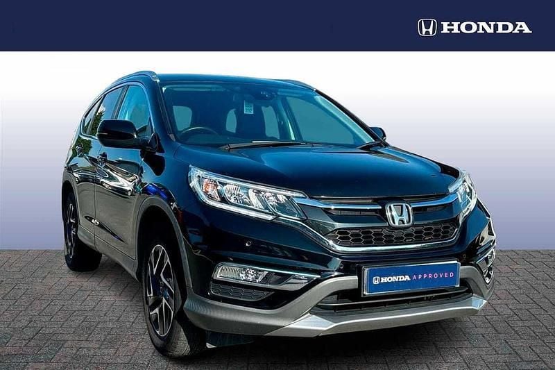 Crystal black Used 2018 Honda CR-V SE Plus SUV | £12,495 (Fair price) - Image 1/4