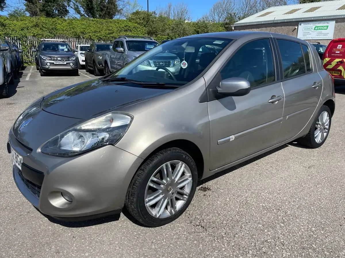 Used Renault Clio Dynamique 98 HP (72 kW) 2012 Beige Hatchback