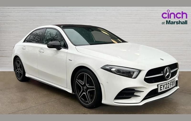 White Used 2022 Mercedes A200 AMG Line Premium Plus Sedan | £23,290 (A bit pricey) - Image 1/4